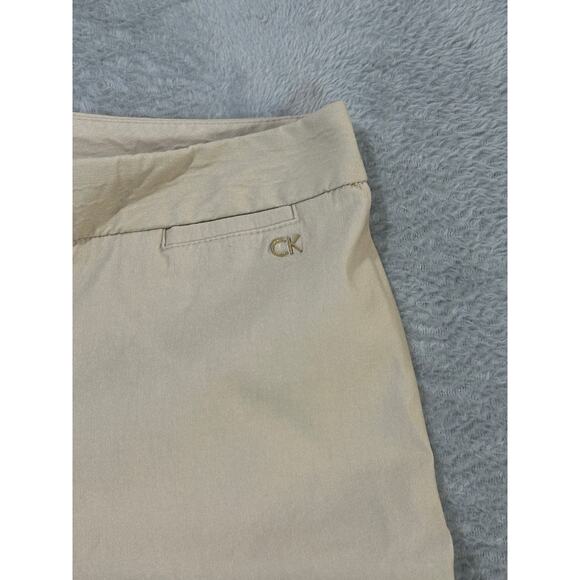 calvin klein Beige Stretchy Khaki Wrinkle Resistant Waist 15 Inches Size 6 Pants - Picture 5 of 7